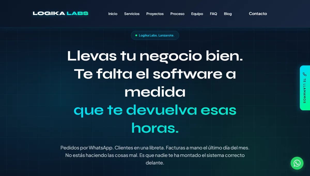 The website of Logika Labs